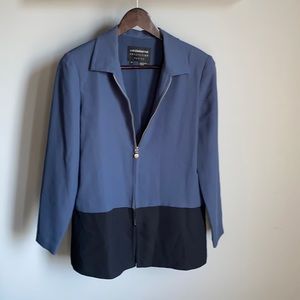 Liz Claiborne Ladies 2 Toned Zip Up Jacket